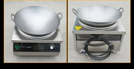 全灶臺(tái)商用電磁爐 臺(tái)式設(shè)計(jì)與原廠炒鍋組合，高效批發(fā)解決方案